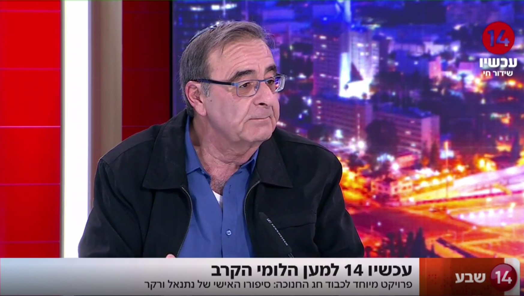 חנן ורקר בתכנית "שבע"